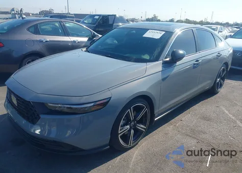 2023 Honda Accord Hybrid Sport from USA, damaged, VIN 1HGCY2F5XPA035638